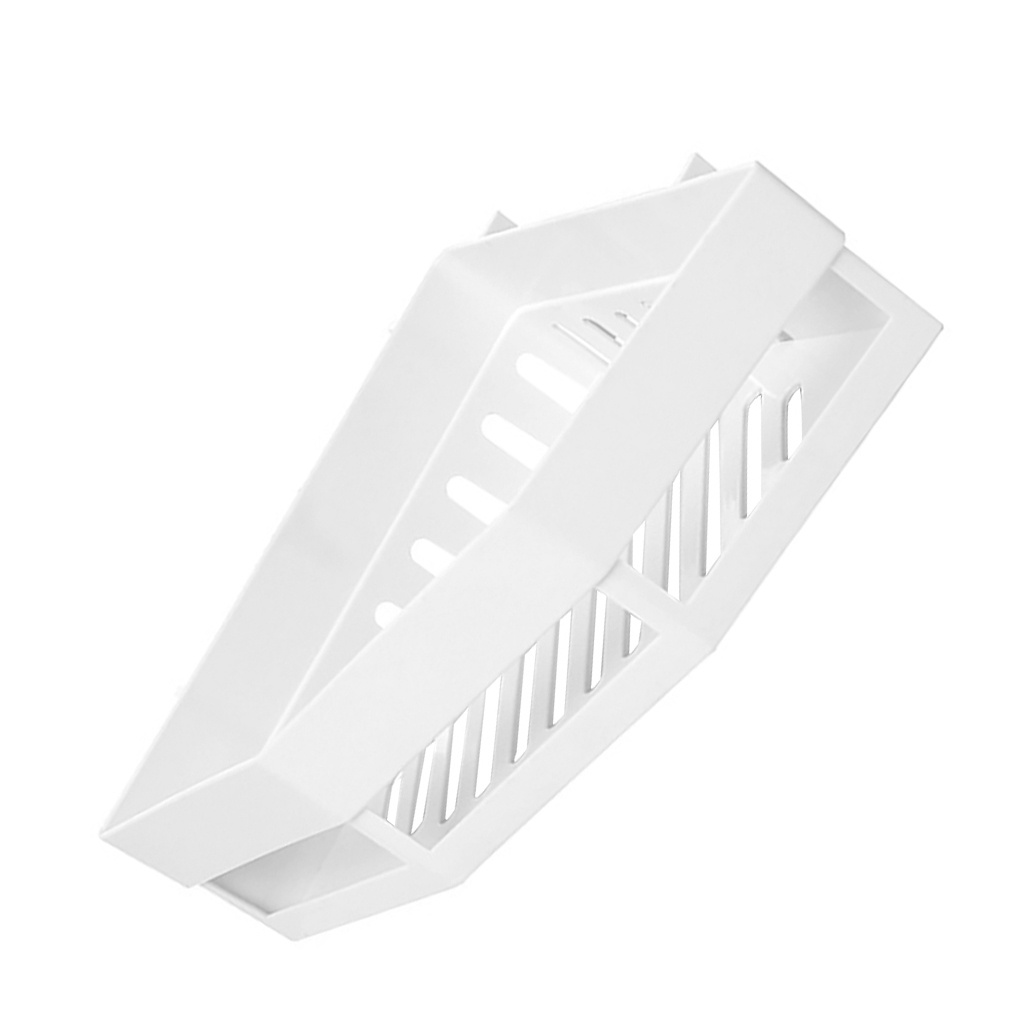 TM-Bathroom Corner Storage Rack Holder Self Adhesive Wall Mounted Shampoo Shower Basket Washing Shelf