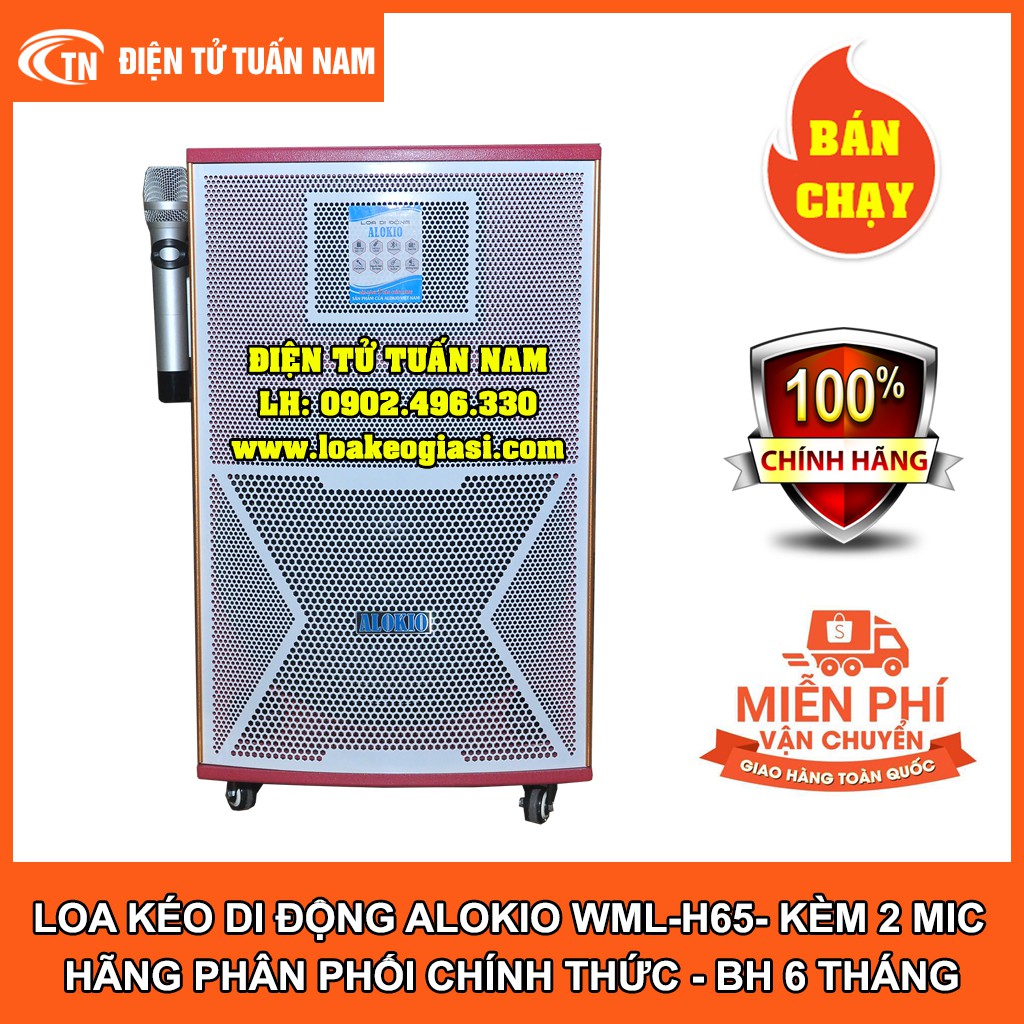 [FREESHIP TOÀN QUỐC] LOA KÉO DI ĐỘNG ALOKIO WML-H65