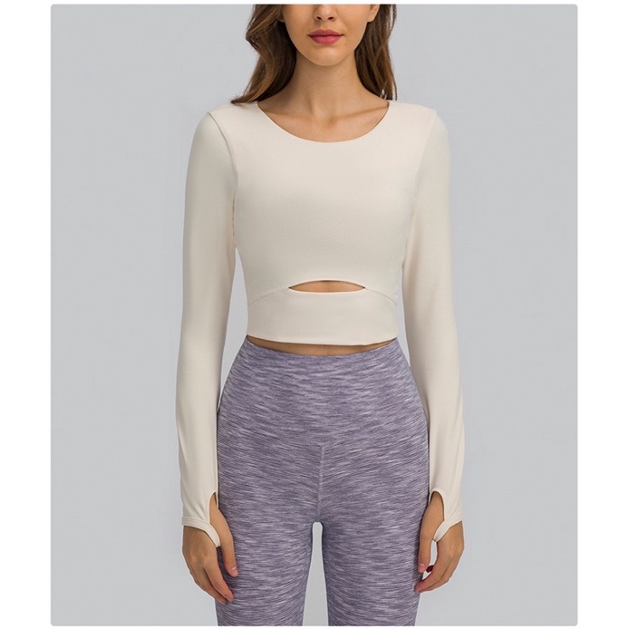 Áo Crop dài tay Lulu