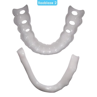 Veneers silicon mềm tạm thời giả trên
