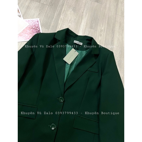Áo Blazer MPB Form Rộng Qua Mông, 3 Màu Đen Và Trắng, Xanh (Ảnh Thật) | BigBuy360 - bigbuy360.vn