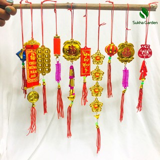 Combo 10 dây liễng, khánh, lục lạc treo cây mai trang trí tết