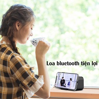 Loa Bluetooth, Đài FM Tích Hợp Đồng Hồ Báo Thức, Màn Hình LED, Màn Hình Tráng Gương
