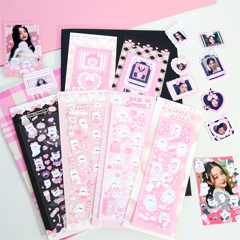 Miếng dán trang trí hình ảnh dễ thương tùy chọn