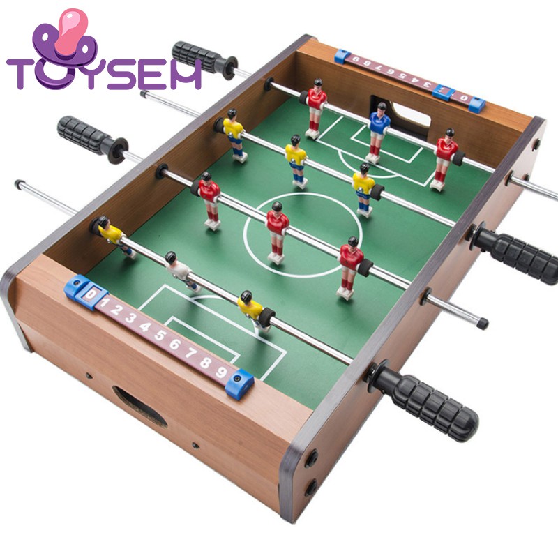 Đồ chơi bàn bi lắc Toysem cho trẻ 4 tay cầm 2 người - Bộ trò chơi trẻ em đá banh bóng bàn - Quà tặng sinh nhật cho bé