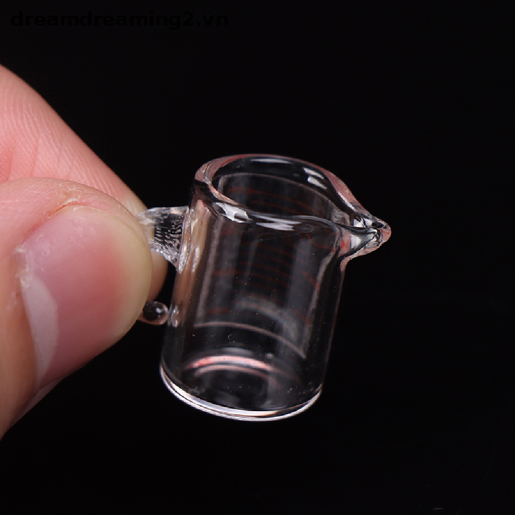 1 Mô Hình Cốc Đo Lường Bằng Kính Trang Trí Nhà Búp Bê