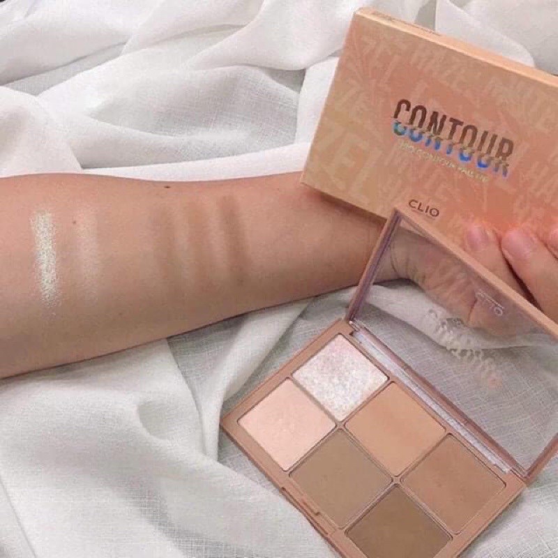 Bảng phấn tạo khối Clio Pro Contour Palette Mute Hazel 3.3gx6 | BigBuy360 - bigbuy360.vn