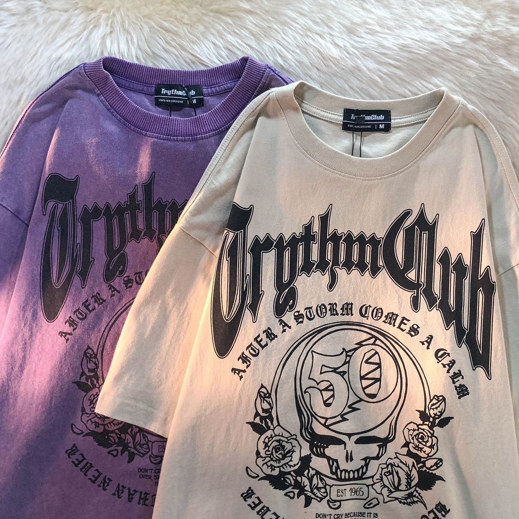 Áo Thun Ngắn Tay Form Rộng Phong Cách Hàn Quốc Năng Động Trẻ Trung Dành Cho Nam