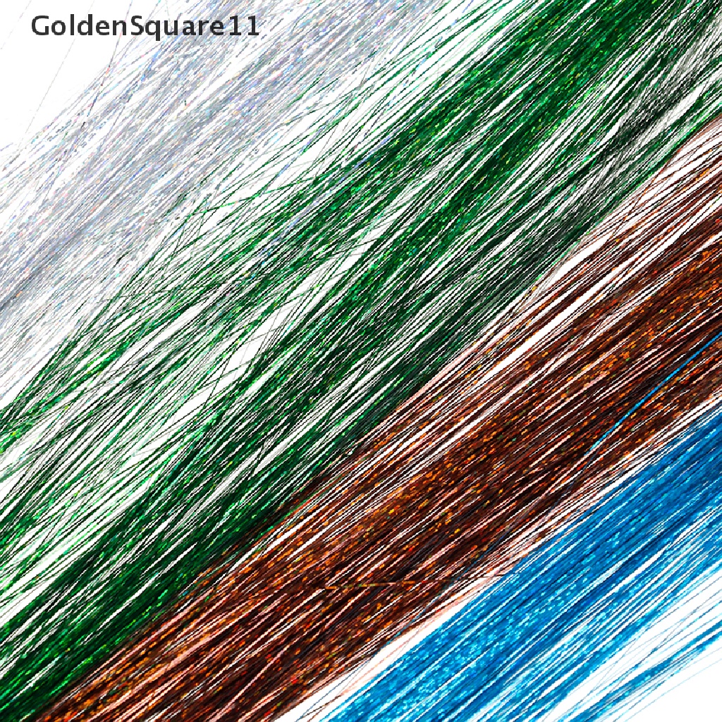 Cuộn 120 Sợi Tóc Lụa Màu Cầu Vồng Lấp Lánh