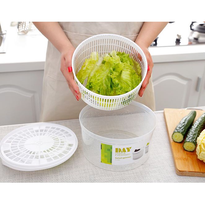 Rổ quay rau ráo rau ngay tức thì, giữ được độ tươi lâu của thực phẩm