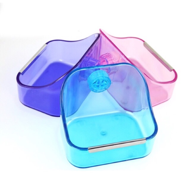 Bát pha lê gắn chuồng cho Guinea Pig (bọ ú, chuột lang), thỏ, chinchilla