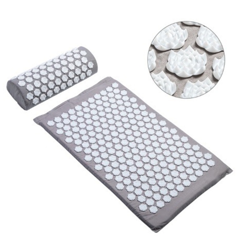 Qq * Thảm Bấm Huyệt Cơ Thể Kèm Gối Bấm Huyệt | Thảm Giảm Đau Lưng Và Cổ Tiện Dụng Chất Lượng Cao