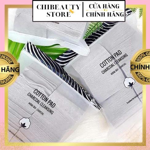 Bông tẩy trang Miniso than hoạt tính Cotton Pad Charcoal Cleansing - 220 miếng