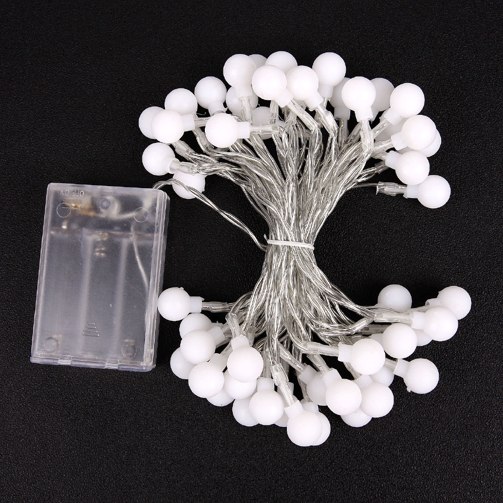 Dây Đèn LED 1.5M,3M,4M,5M Hình Quả Địa Cầu Bằng Đồng Chống Thấm Nước