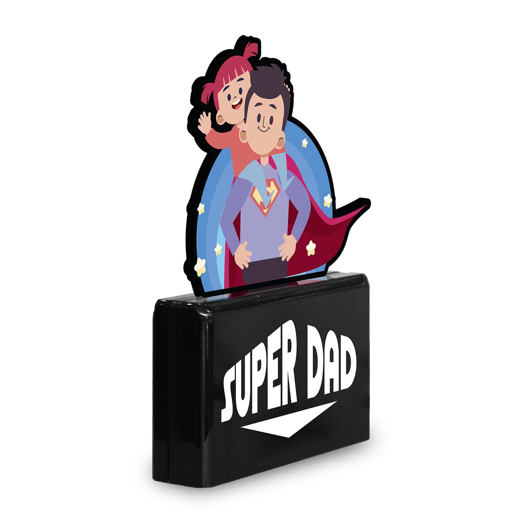 Quà lưu niệm ngày của bố Father's Day - Super Dad