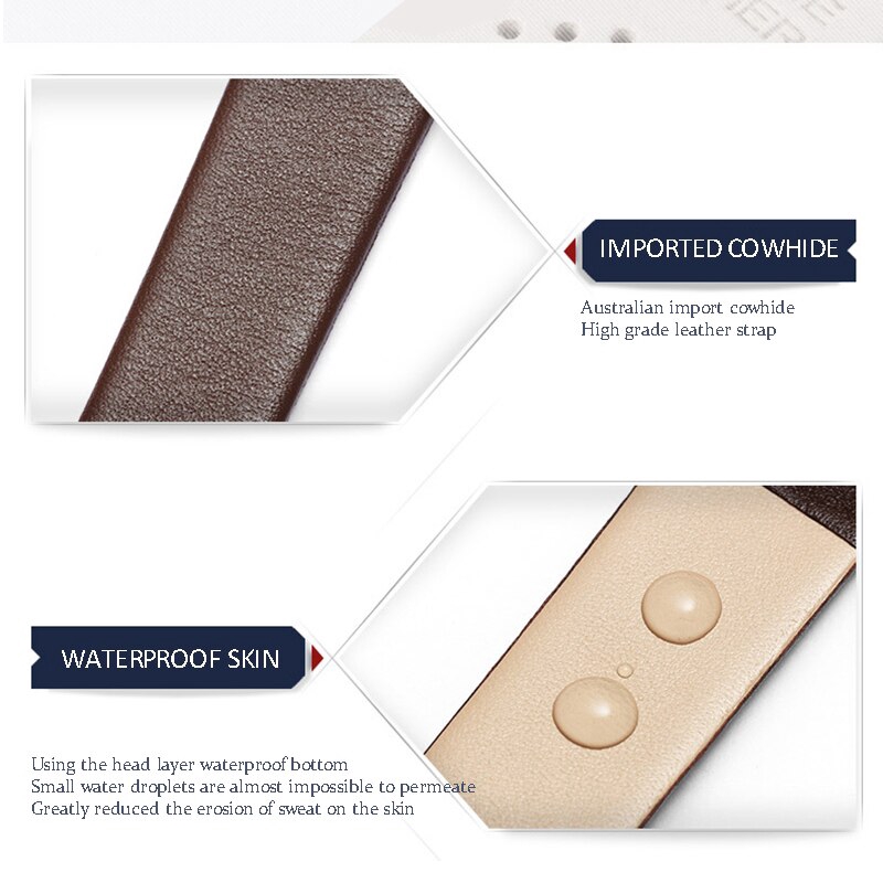 Dây đeo bằng da bò thật siêu mềm và mỏng cho đồng hồ có chiều rộng 8mm 10mm 12mm 14mm 16mm 18mm 20mm