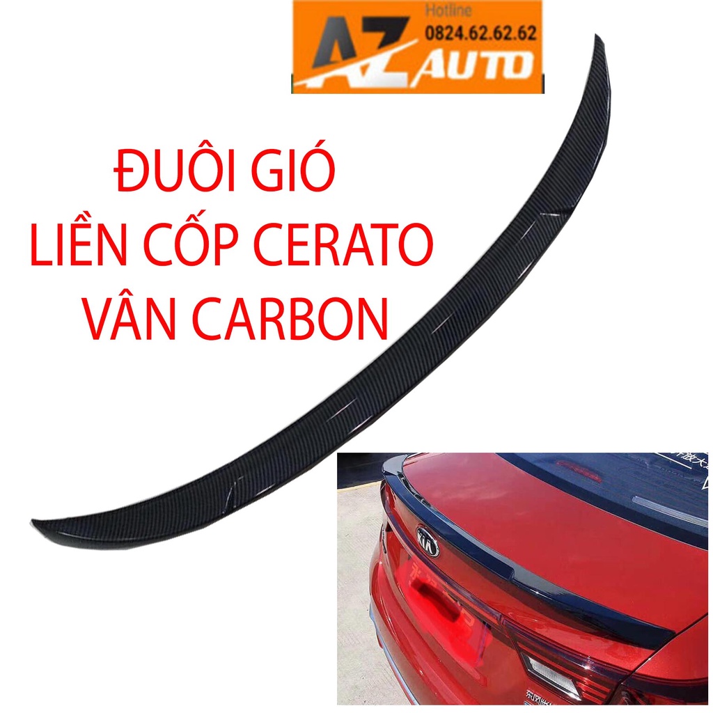 Đuôi Gió Liền Cốp Carbon Kia Cerato 2019-2021 Cao Cấp