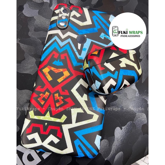 Tấm dán Skin FULL VIỀN Dành Cho 13ProMax 12ProMax 11ProMax X XS XR XSMAX 6Plus 7Plus 8Plus FukiShop