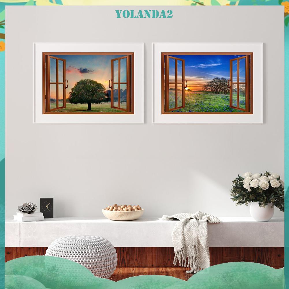 Bộ Tranh Đính Đá 5d Tự Làm Hình Cửa Sổ Độc Đáo