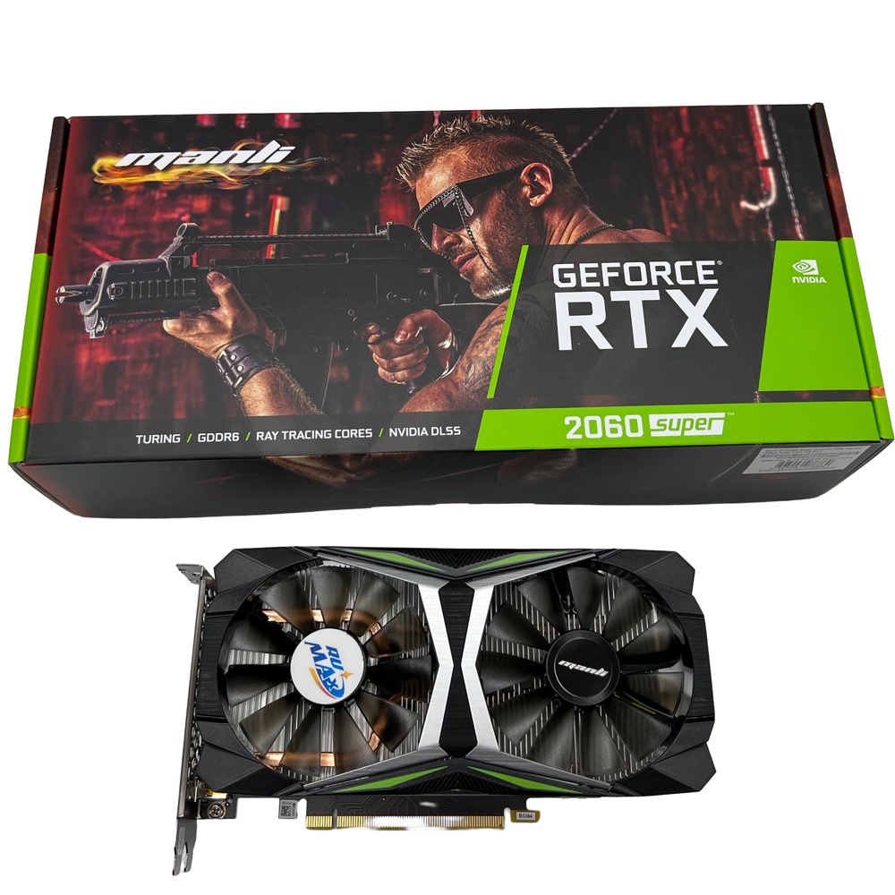 (Xả sốc) VGA Manli RTX 2060 Super 8G GDDR6 Gallardo hàng mới chưa dùng trôi bảo hành, BH 12 tháng lỗi 1 đổi 1