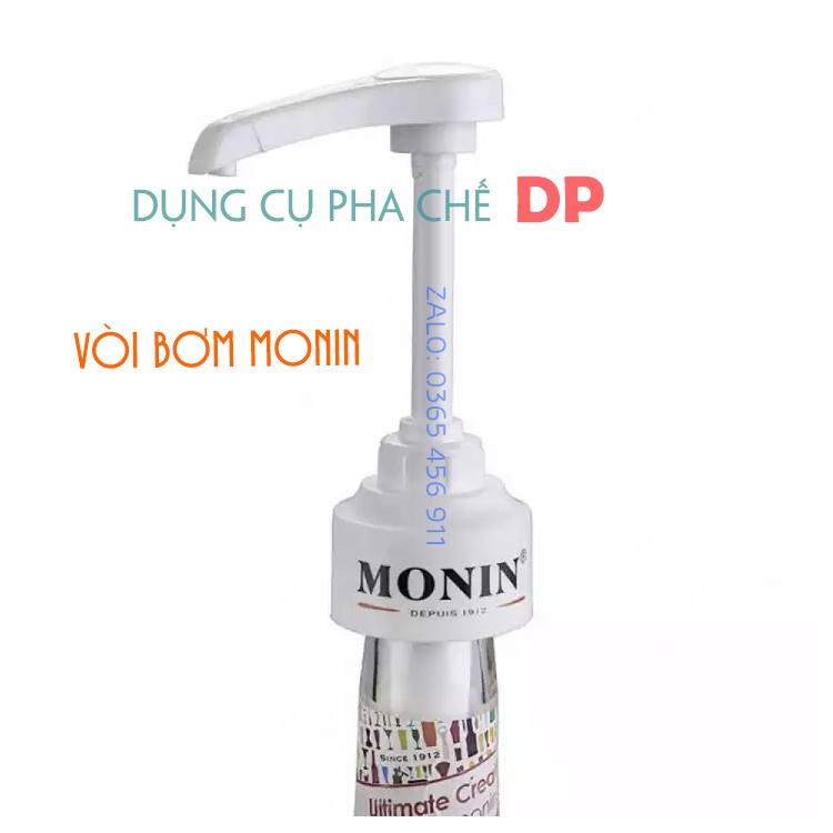 Vòi bơm sirô Monin chính hãng (Pump Syrup Monin 10ML) dùng cho các loại chai MONIN,Torani, Tessi, Gi