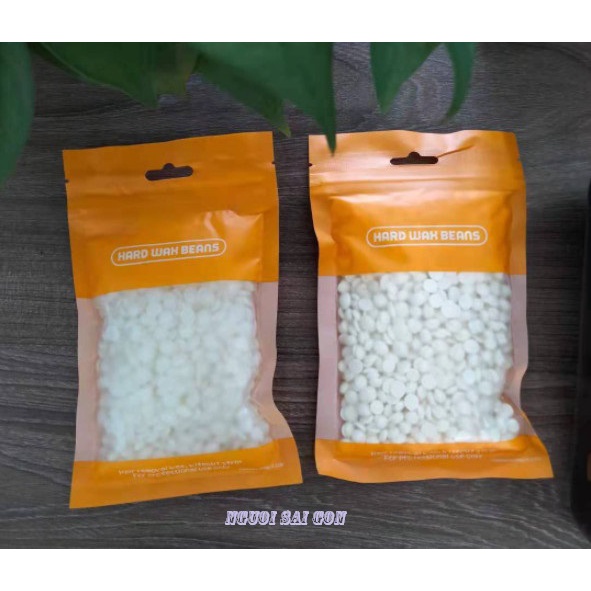 Combo Nồi nấu sáp chống dính + 200gr Sáp wax lông hương dừa (tặng kèm 5 que lấy sáp)