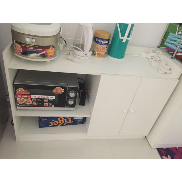 [ SALE SẬP SÀN ] Tủ Nhà Bếp hiện đại 2 Cánh Có Kệ màu Trắng- GP39.1