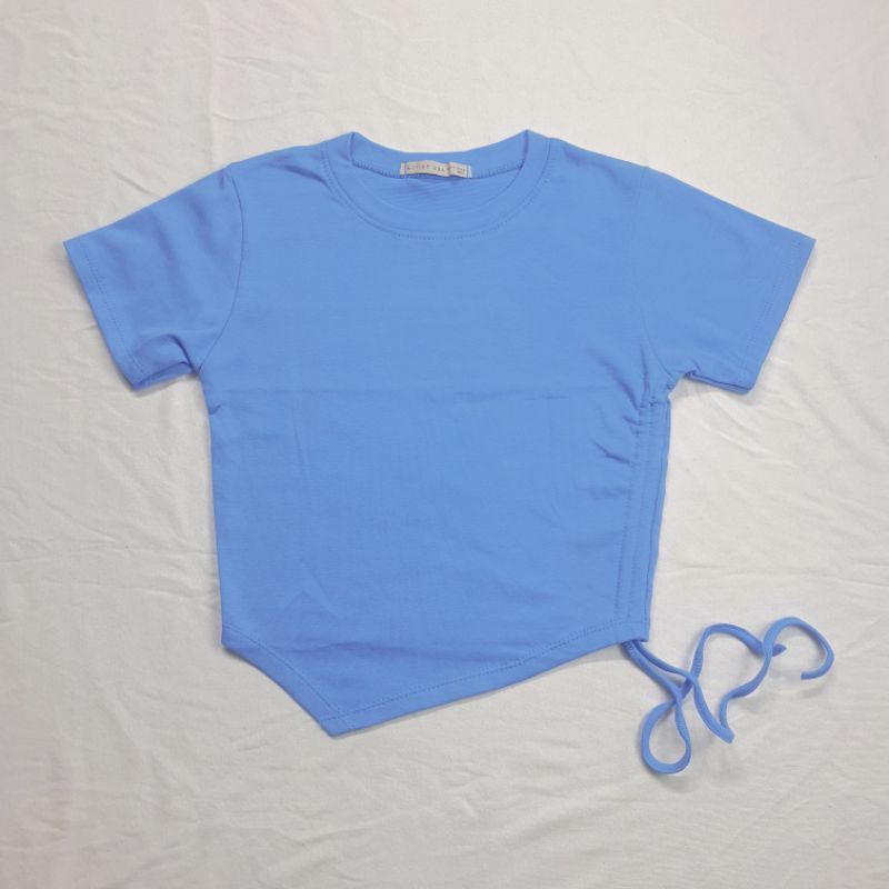 Áo nhọn rút bên tay ngắn thun - A2NR