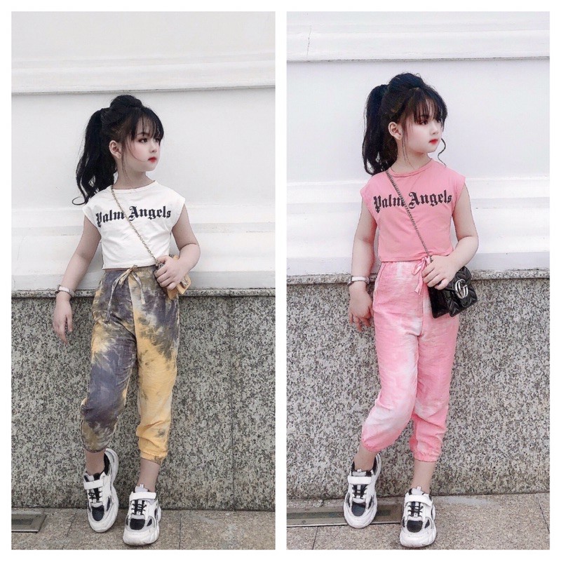 Set Áo Anger cotton loang +quần BG