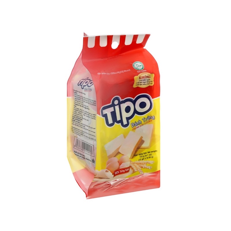 COMBO 12 BÁNH TRỨNG NƯỚNG TIPO 115G