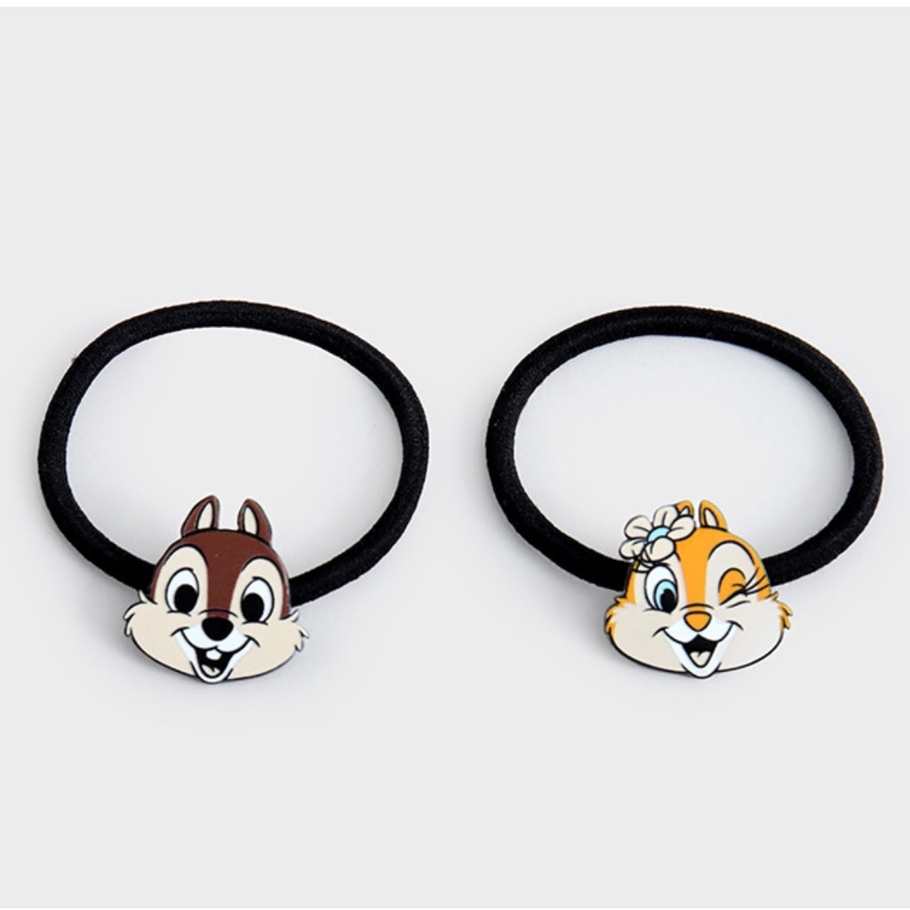 DAISO Bộ 2 Dây Cột Tóc Chip &amp; Dale Hàn Quốc