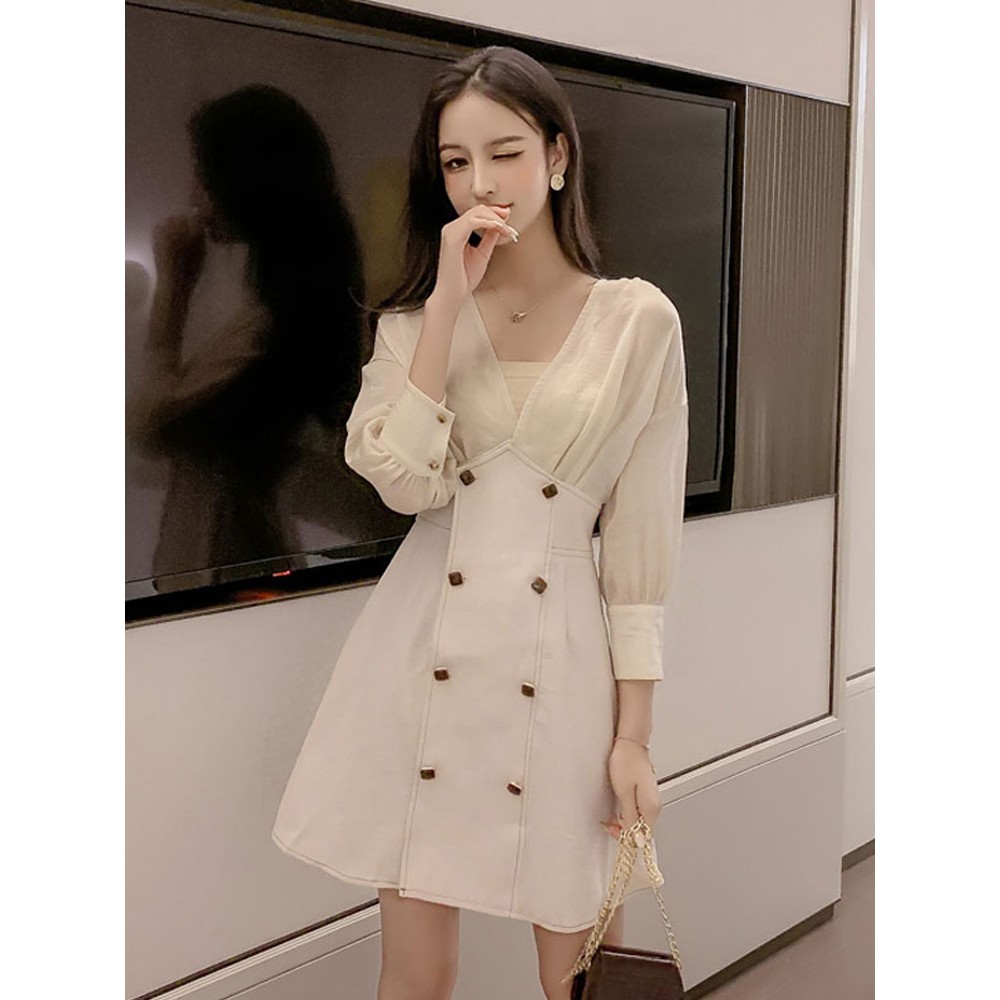 [FREESHIP]váy eo cao váy chữ A váy công sở( có áo quay ngực) | BigBuy360 - bigbuy360.vn