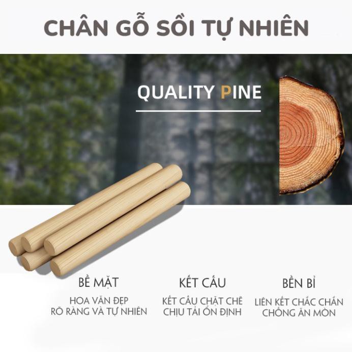 Bàn trà sofa hình vuông mặt rộng 50cm chân cao 42cm thương hiệu Kevi