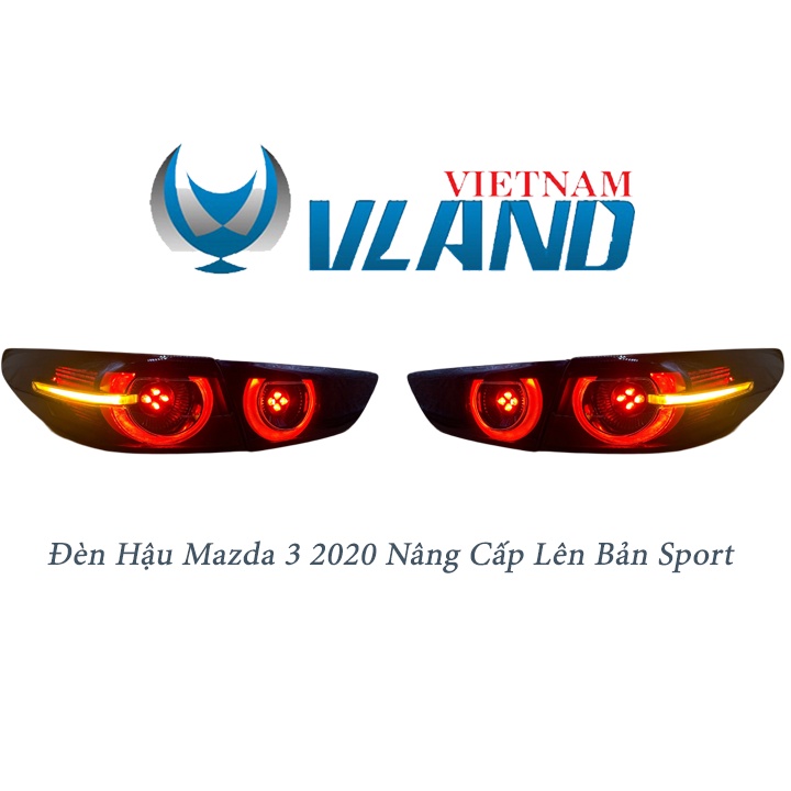 1 Cặp Đèn Hậu Mazda 3 2020 Nâng Cấp Lên Phiên Bản Sport