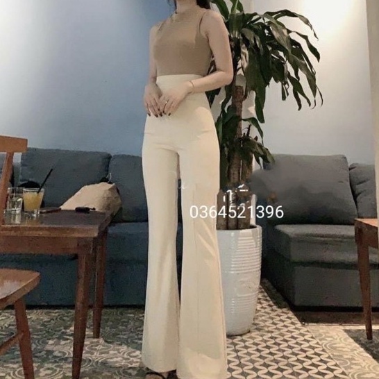 Quần Ống Loe Phom Chuẩn Chất Tuyết Hàn Hàng Loại 1