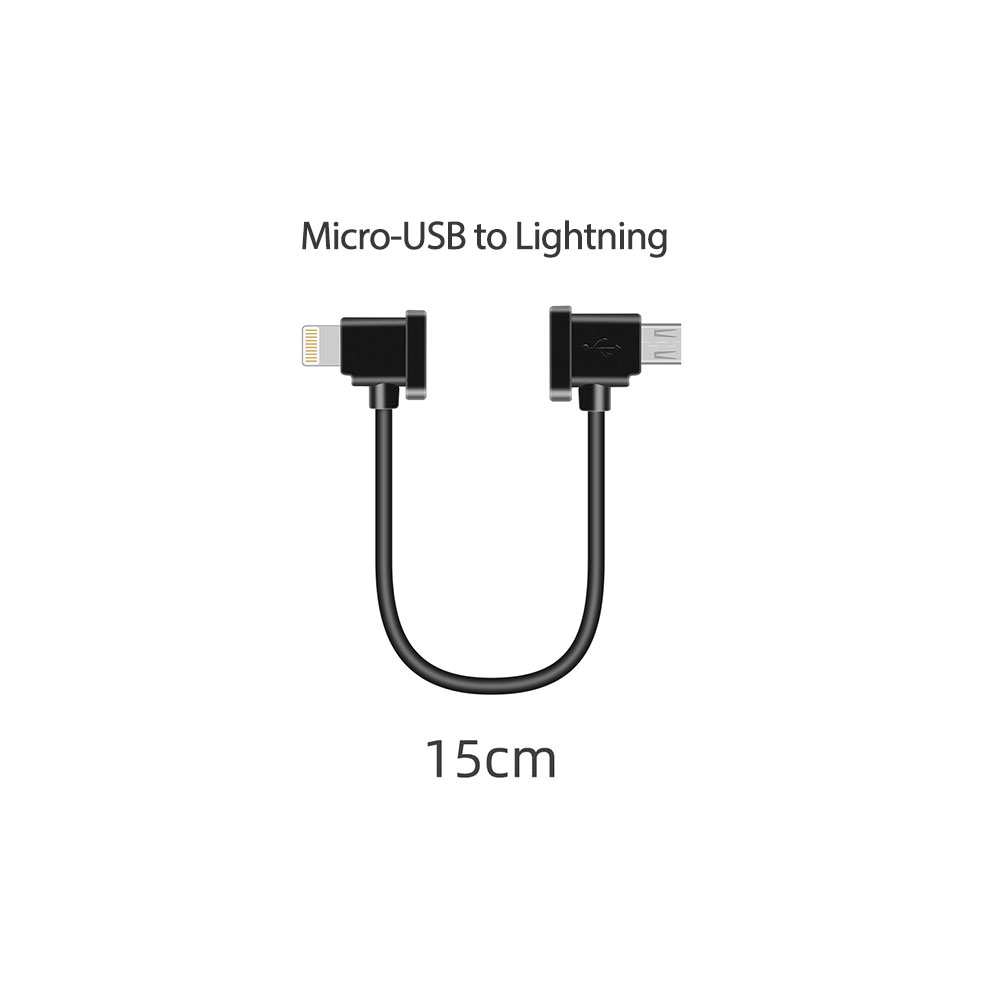 1 Cáp Sạc Micro-Usb Sang Lightning / Type-C / Micro-Usb 15 / 30cm Cho Dji Spark / Mavic Mini / Mavic 2 / Mavic Ele