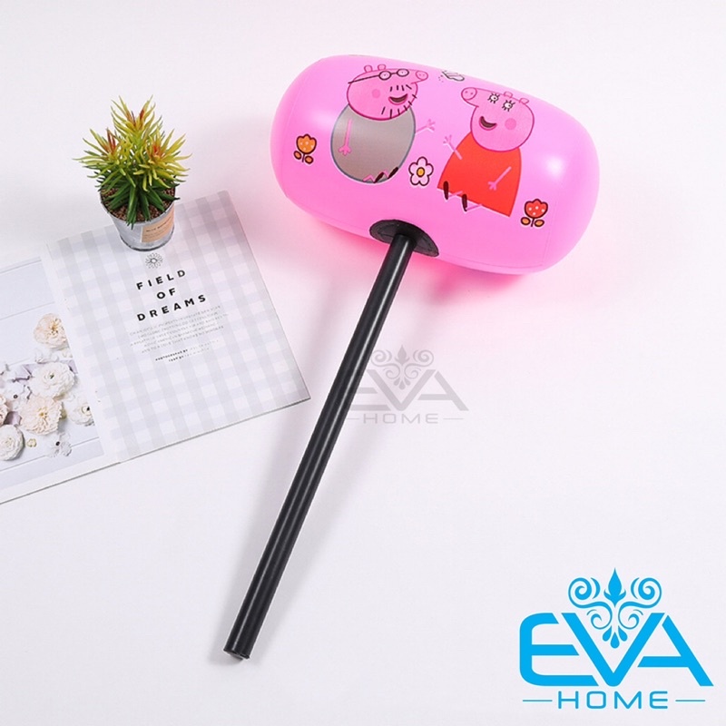 Đồ Chơi Bơm Hơi Búa Tạ Cầm Tay Hoạ Tiết Hoạt Hình Lớn Large Cartoon Inflatable Hammer 70 Cm