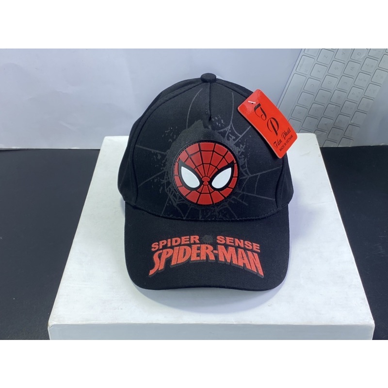 Nón kết lưỡi trai trẻ em 2 tuổi đến 5 tuổi - mũ lưỡi trai mạc da xu nhện 🕷