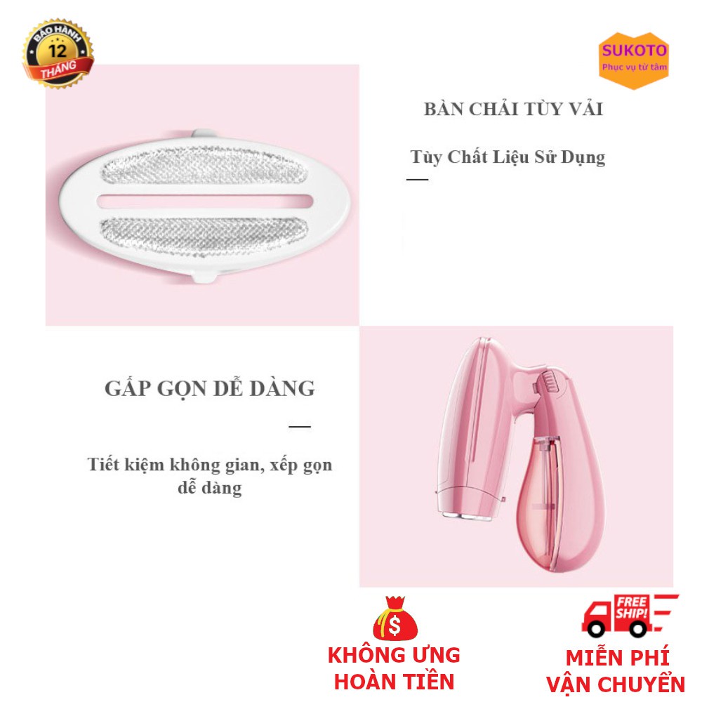 Bàn Là Hơi Nước Du Lịch 130ml, 1500W