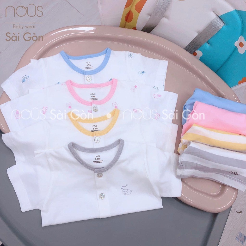 NOUS - Bộ cộc tay cài thẳng NOUS 3m -12m