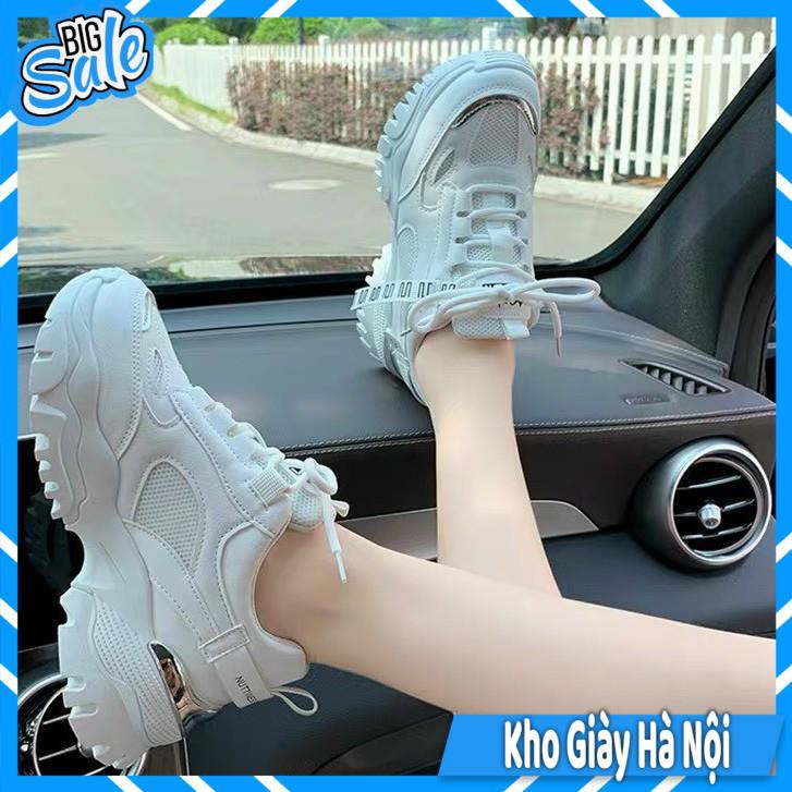 Giày thể thao/Sneakers Nữ độn đế gót nạm viền mới thu đông 2020_hàng về