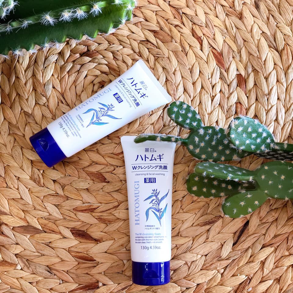 Sữa Rửa Mặt Hatomugi Chiết Xuất Ý Dĩ Làm Trắng Da, Loại Bỏ Các Chất Bẩn, Cặn Bã Trên Da Mặt