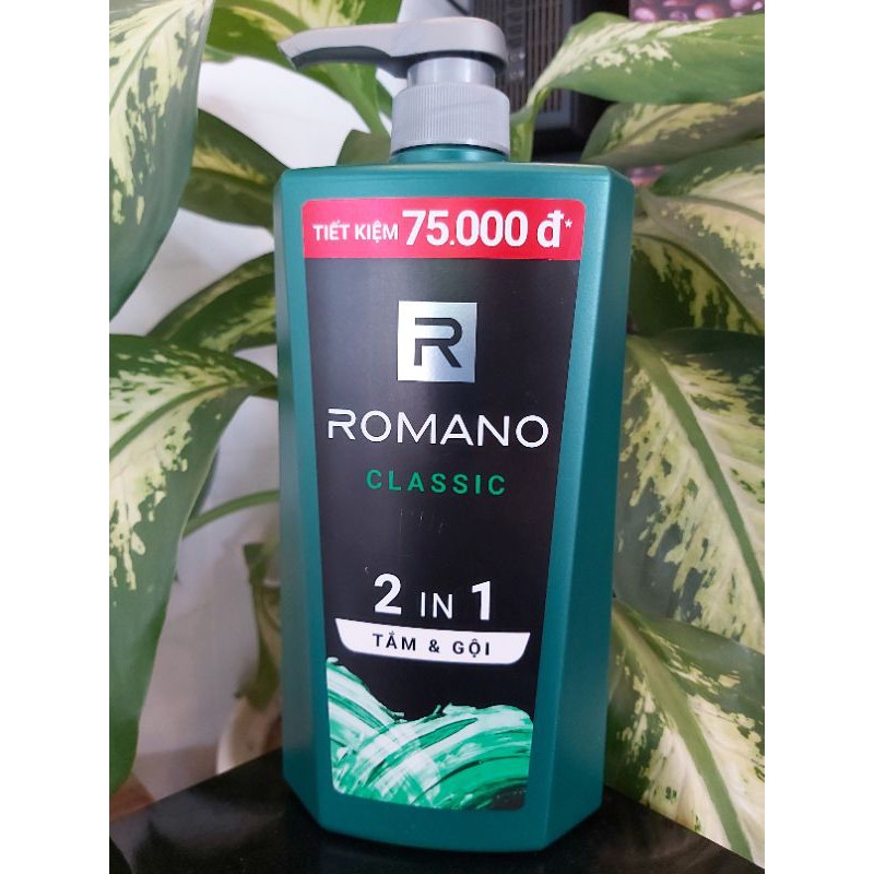 Tắm & gội Romano 2 in 1 Classic 900g