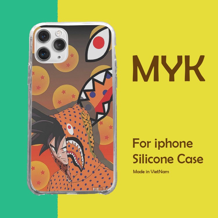 Ốp lưng SONGOKU BAPE 7 viên NGỌC RỒNG cho Iphone 5 6 7 8 Plus 11 12 Pro Max X Xr BAPPOD00114