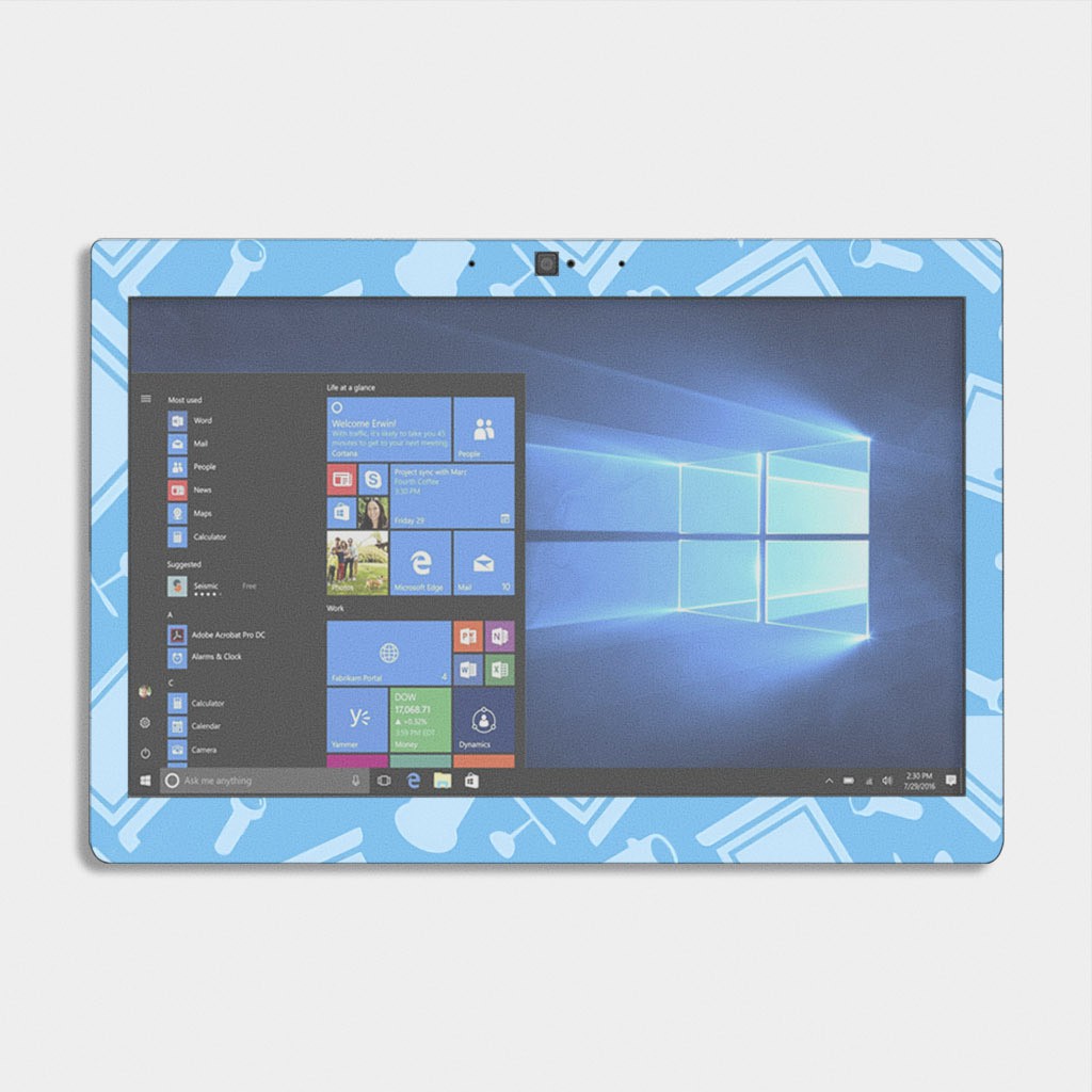 Bộ skin dán laptop mẫu Doraemon / Có mẫu decal dán cho tất cả các hãng máy tính