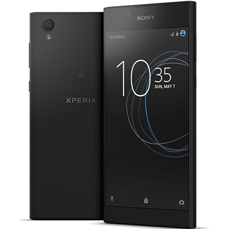 Điện thoại Sony Xperia L1 đen Hàng trưng bày, đầy đủ hộp, phụ kiện + ốp lưng trắng + Bộ len chụp ảnh