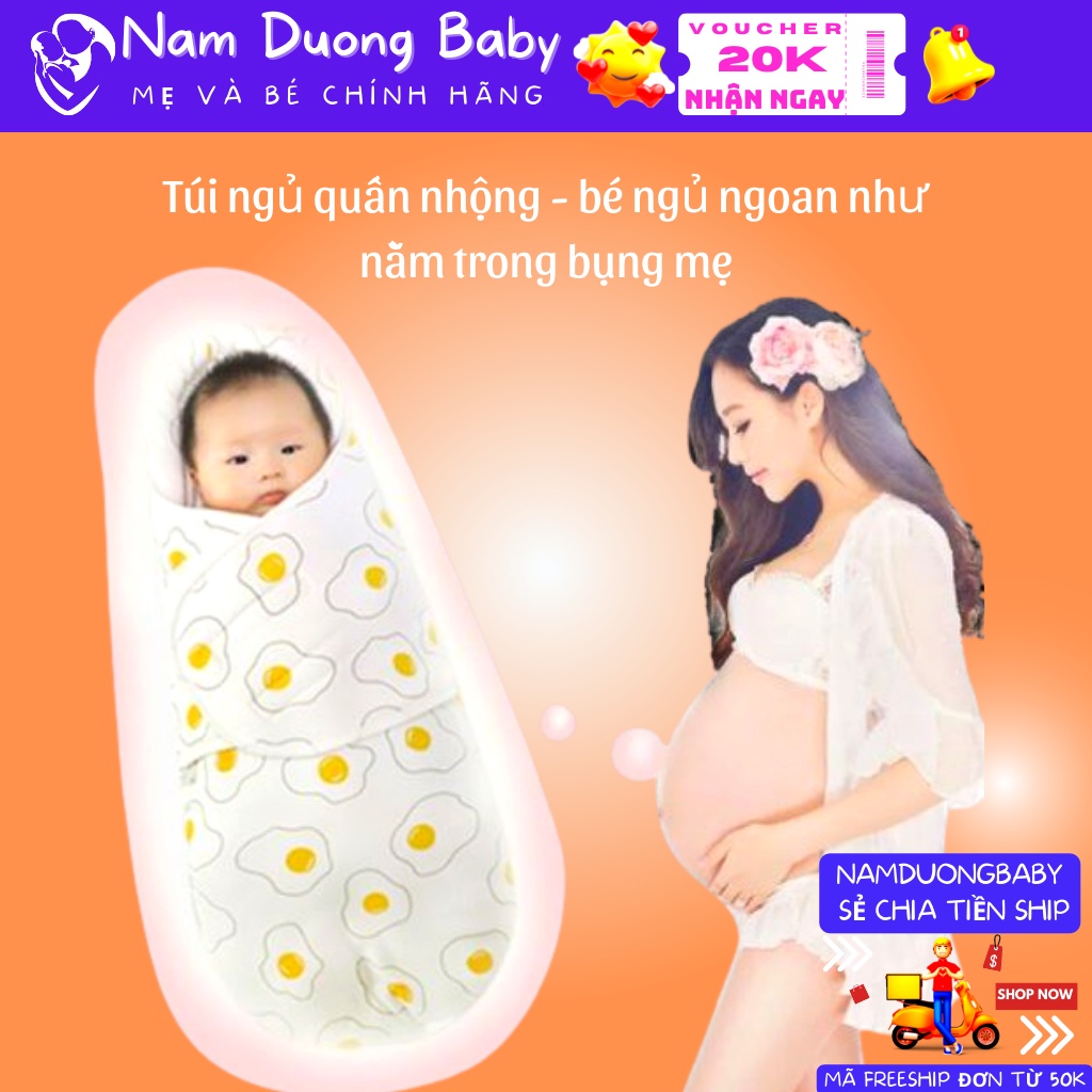 Túi ngủ quấn nhộng chăm sóc giấc ngủ cho bé | Hàng cao cấp [ GIÁ RẺ NHẤT SHOPEE ]