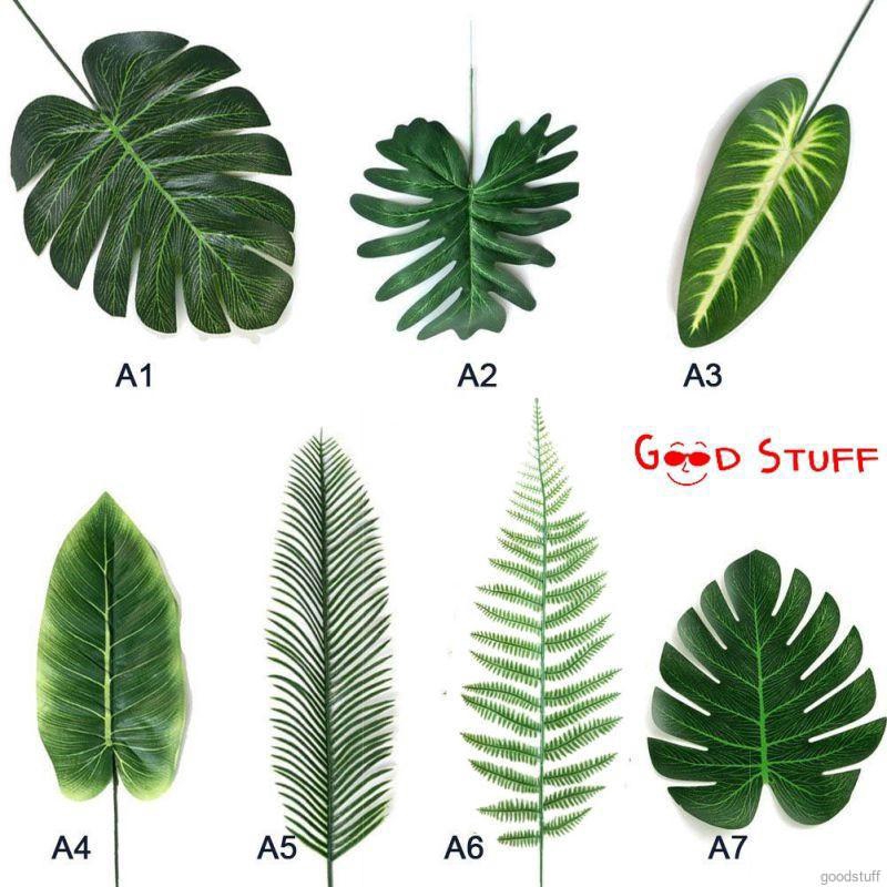 5 Pieces Ins Simulation Leaves Turtle Back Leaf Simulation Plant Green Leaves