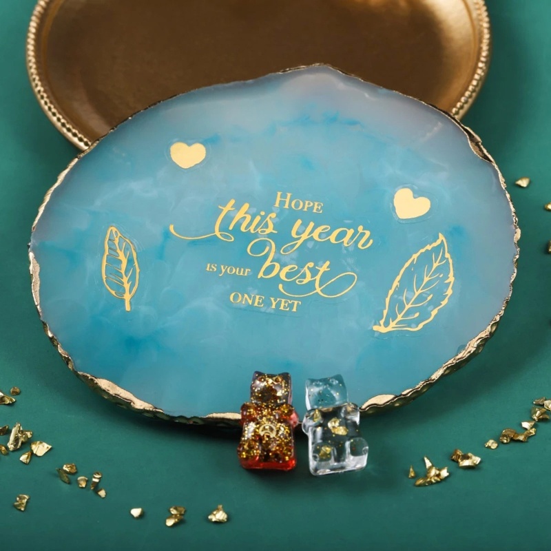 Miếng Dán Trang Trí Thủ Công Họa Tiết Chữ Cái Alphabet / Hoa Xinh Xắn