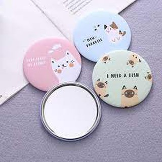 Gương tròn mini hình dễ thương